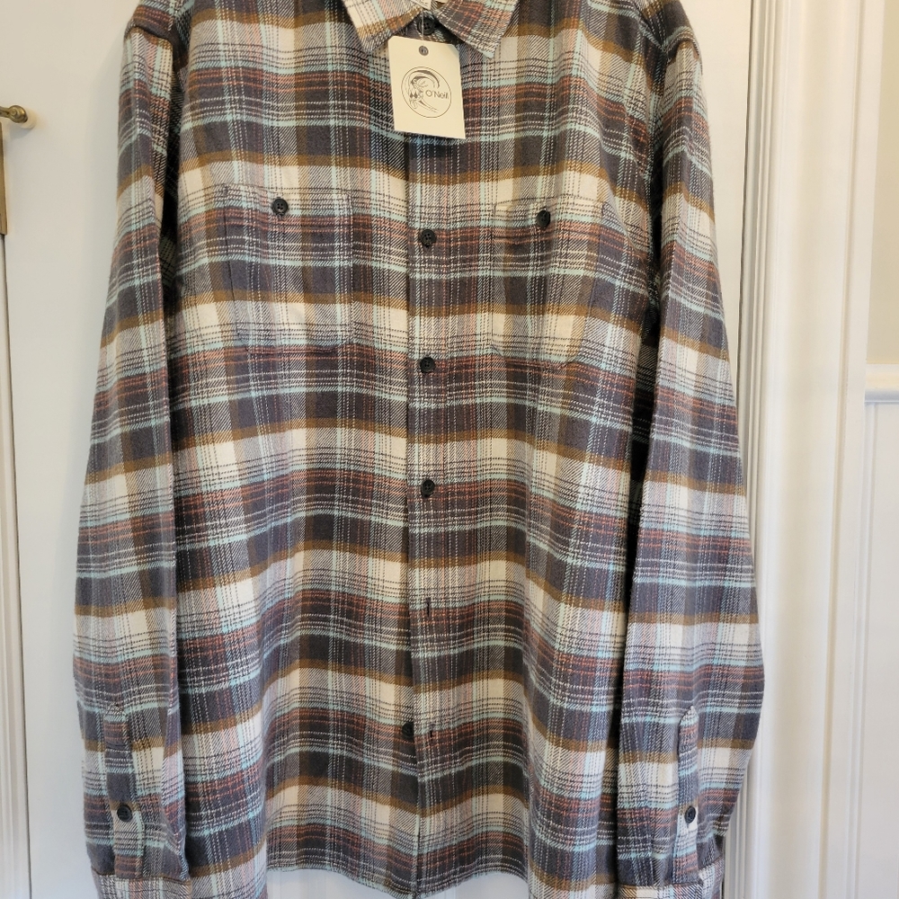 NWT O'Neill OG Jonez Flannel Shirt XL